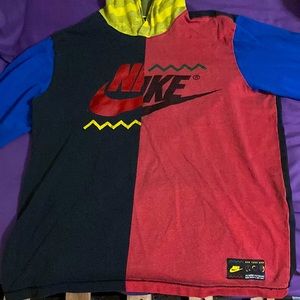 Nike hooded shirt